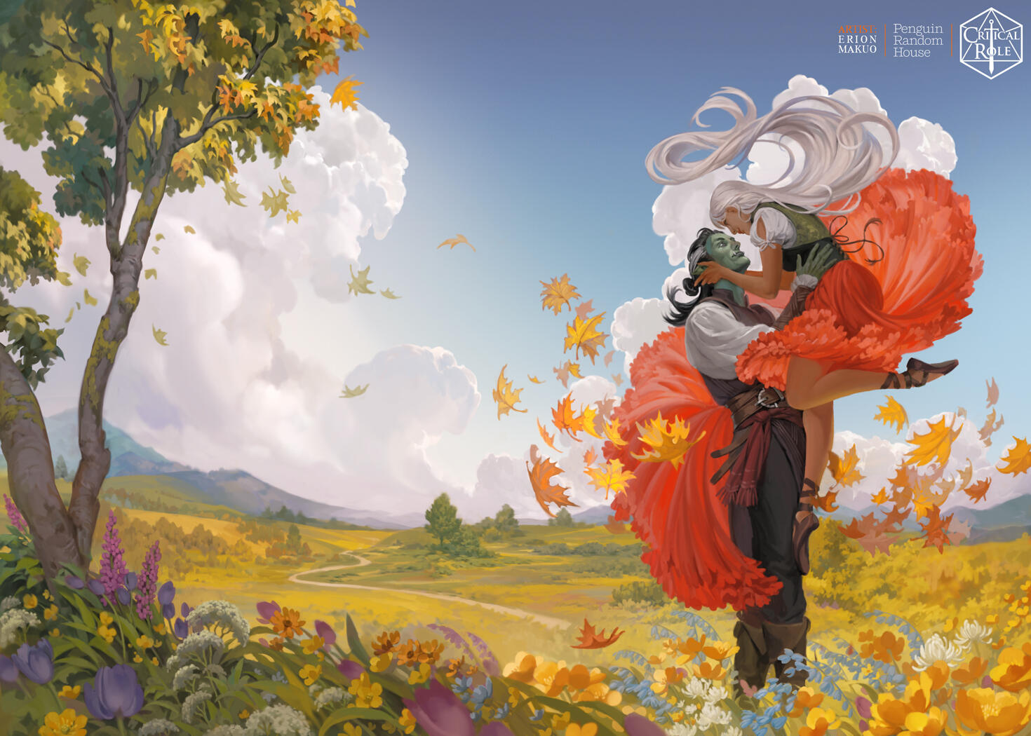 TUSK LOVE. Cover illustration for a Critical Role novel by Thea Guanzon and published by Penguin Random House. AD: Ella Laytham and David Stevenson